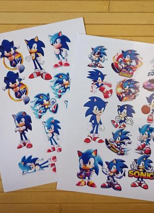 Стикерпак (не прорезной) соник sonic а5 набор 2 шт (38466)
