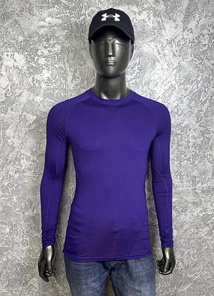 Under armour heatgear кофта компрессионная m размер спортивная фиолетовая