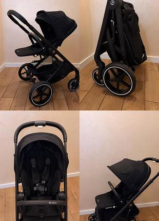 Прогулянкова коляска cybex balios s lux 2025 чорна