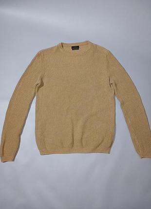 Светр бавовняний в рубчик zara man