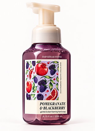 Мило-пінка bath & body works pomegranate & blackberry 259 мл
