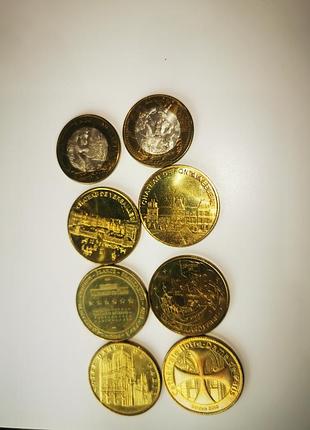 Пам'ятні медалі / жетони (франція, польща, monnaie de paris, краків)