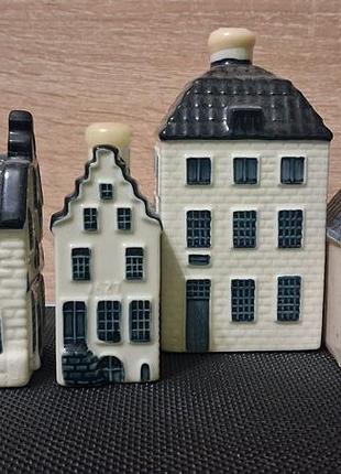 Коллекционное миниатюрное керамическое здание klm bols delft blue house (модель дома)