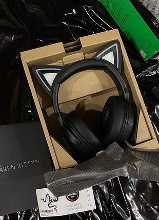 Игровые наушники razer kraken kitty v2