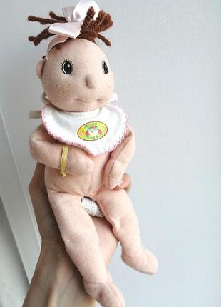 Винтажная кукла zapf creation maggie raggies текстильная мягкая игрушка пупс младенец винтаж коллекционная