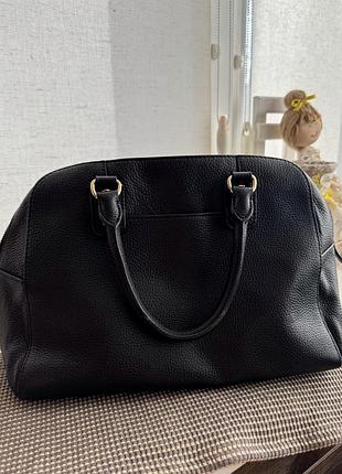 Шкіряна чорна сумка michael kors 5