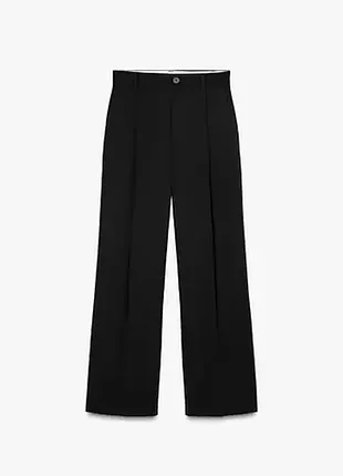 Черные брюки-палаццо от zara