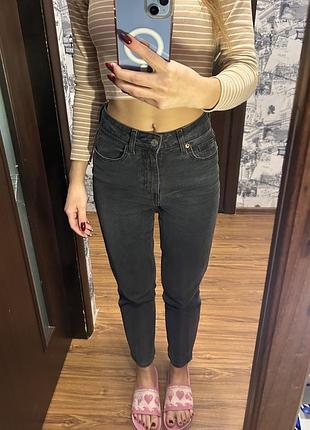 Джинси h&m 34 / xs графітові