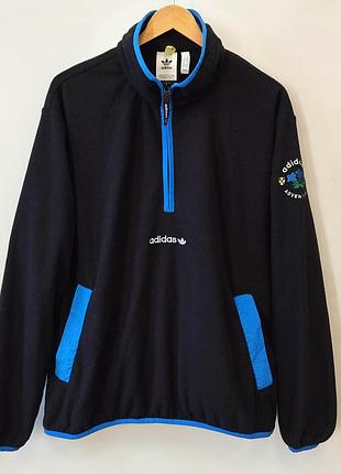 Чоловіча флісова толстовка, анорак adidas adventure half-zip fleece