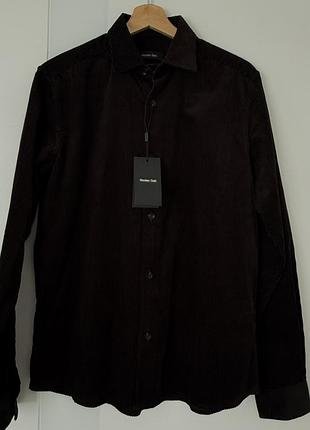 Вельветова сорочка massimo dutti