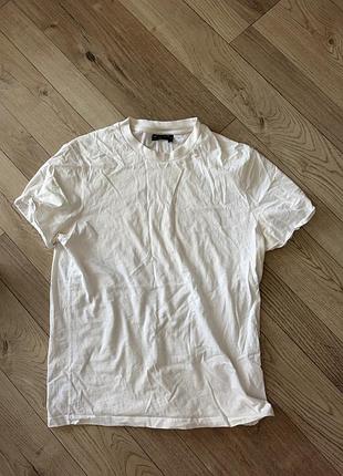 Чоловіча футболка asos design, біла, розмір м, бавовна