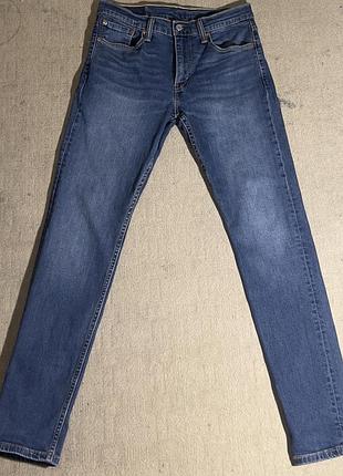 Джинси чоловічі levi's 512 slim taper сині w29 l32