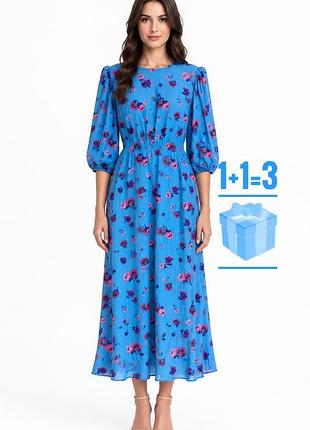 🥰 довга сукня в квітковий принт new look 12 віскоза