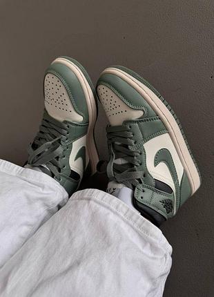 Кроссовки air jordan 1 retro mid «&nbsp;jade smoke&nbsp;» 6