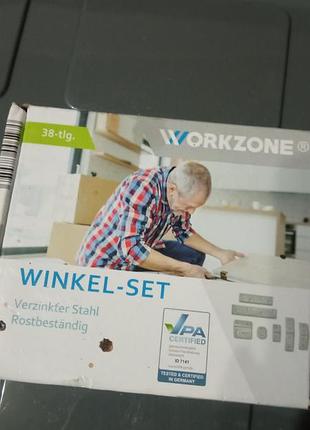 Набор угловых креплений workzone winkel-
set 2