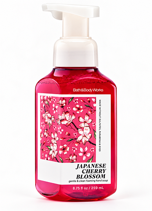 Bath & body works japanese cherry blossom gentle & clean foaming hand soap 259 мл