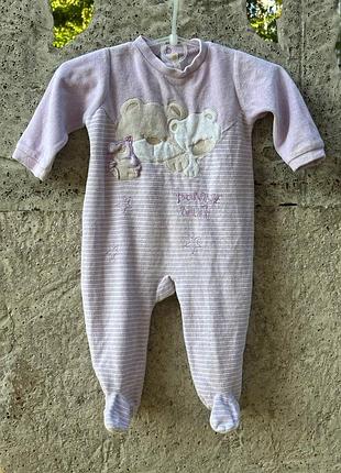 Флісовий чоловічок baby club зріст 56/62