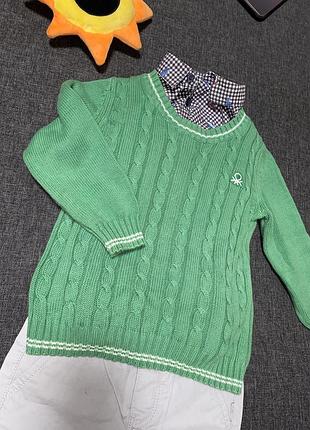 Светр для хлопчика 2 роки 90 см. 100% бавовна. united colors of benetton