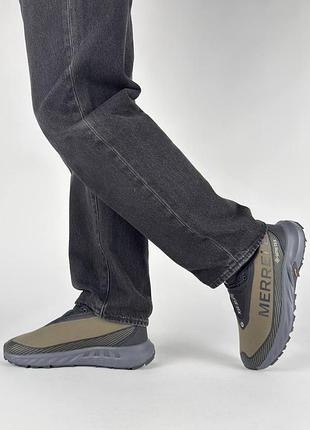 Чоловічі кросівки merrell agility peak 5 gtx khaki grey black