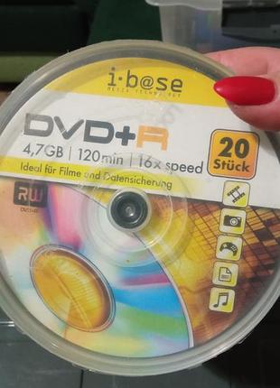 Пластикова упаковка з 20 дискамига шпинделі  dvd+r 2