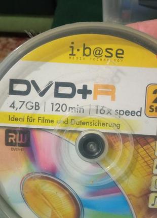 Пластикова упаковка з 20 дискамига шпинделі  dvd+r 3