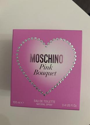 Moschino pink bouquet туалетна вода для жінок