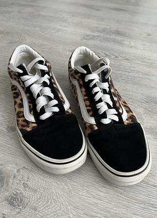 Кеди жіночі vans леопардові