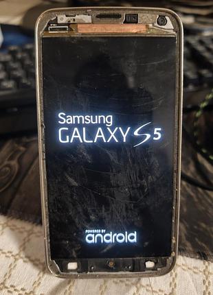 Samsung galaxy s5 (sm-g900f) - полностью рабочая плата и живой amoled экран (под поклейку стекла)