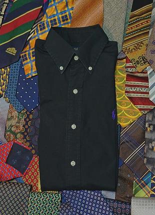 Комір 35 см  polo  ralph lauren size xs  чорна сорочка 
100% cotton custom fit