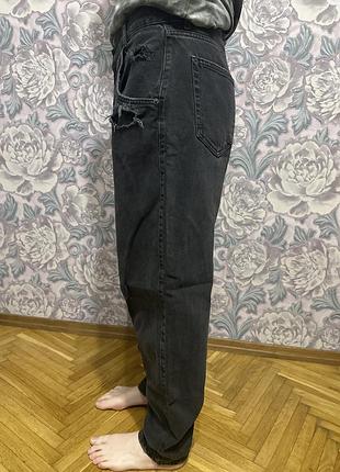 Джинси жіночі pull&bear мом чорні 2