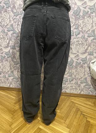 Джинси жіночі pull&bear мом чорні 3