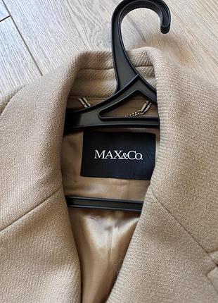 Бежевое пальто max &amp; Co max mara 3