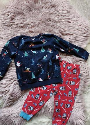 💙🖤💜 красивая пижамка на 1.5-2 года 3