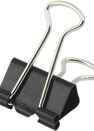 Біндер металевий buromax 15мм, 12шт, black (bm.5306)