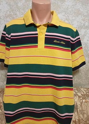 Чоловіча орігінальна футболка поло lacoste  , натуральна 💯 сотон