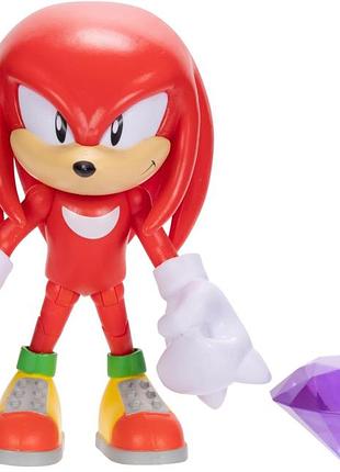 Sonic соник ежик наклз с алмазом  422214 sonic the hedgehog knuckles with purple chaos emerald