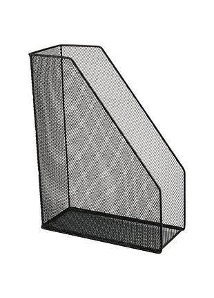 Лоток для паперів axent вертикальний 100x250x320 мм металевий чорний (2120-01-a)