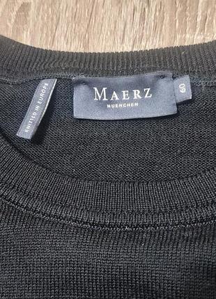 Преміальний чоловічий джемпер maerz muenchen (100% шерсть мериноса), розмір 60 (батал)