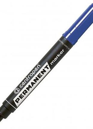 Маркер centropen permanent 8576 1-4,6 мм, chisel tip, blue (8576/03)