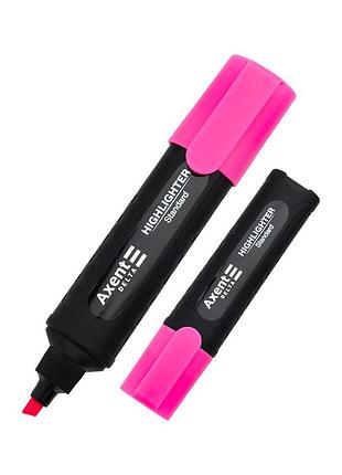Маркер axent highlighter standard d2505, 1-5 мм клиноп. розовый (d2505-10)