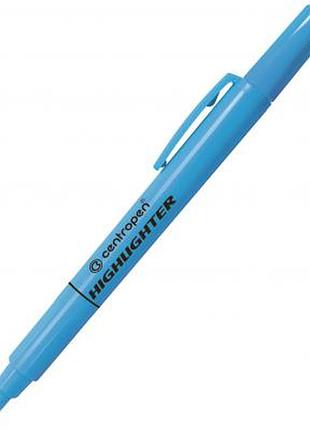 Маркер centropen fax 8722 1-4 мм, chisel tip, blue (8722/03)