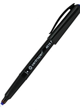 Маркер centropen cd-liner 4616 ergoline, 0,6 мм blue (4616/03)