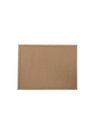 Офісна дошка h-tone коркова 40х60 см, дерев'яна рамка (board-ht-jj411312-2)