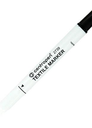 Маркер centropen textile 2739 2 мм black (2739/01)