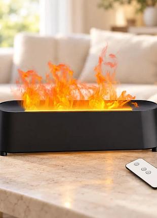 Аромадиффузор flame diffuser 200 мл с led эффектом пламени и пультом