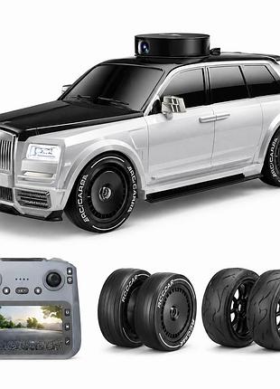Радиоуправляемая машинка rolls-royce cullinan fpv 1:18 4wd с камерой 720p, экраном 4.5", wi-fi, дрифт, 20 км/ч, 2 комплекта колес