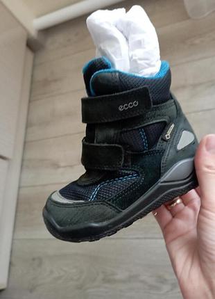 Черевики для дітей ecco gore-tex чорні, 22 розмір