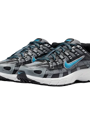 Кросівки жіночі nike p-6000 smoke gray black dutch blue (gs) hv5064-015