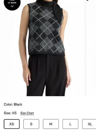 Безрукавка h&m edition premium xs-s