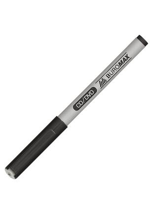 Маркер buromax cd/dvd "jobmax", black, 0.6мм (bm.8701-01)